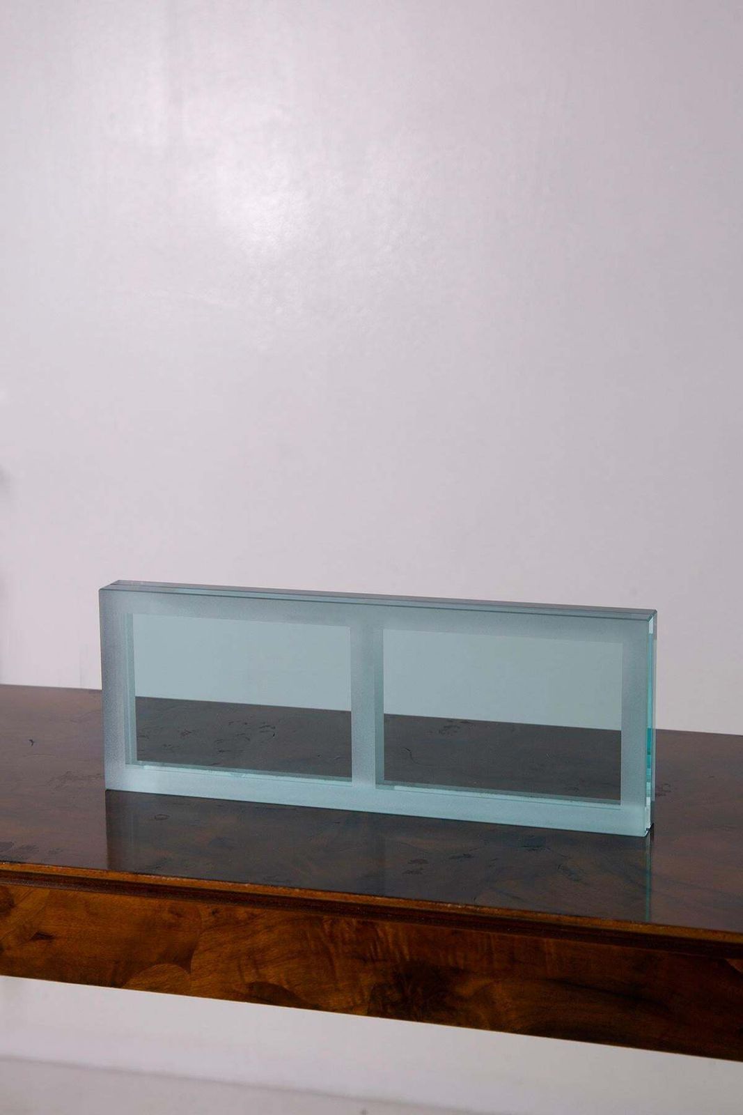 Italian Crystal Photo Holder For Fontana Arte photo for sale