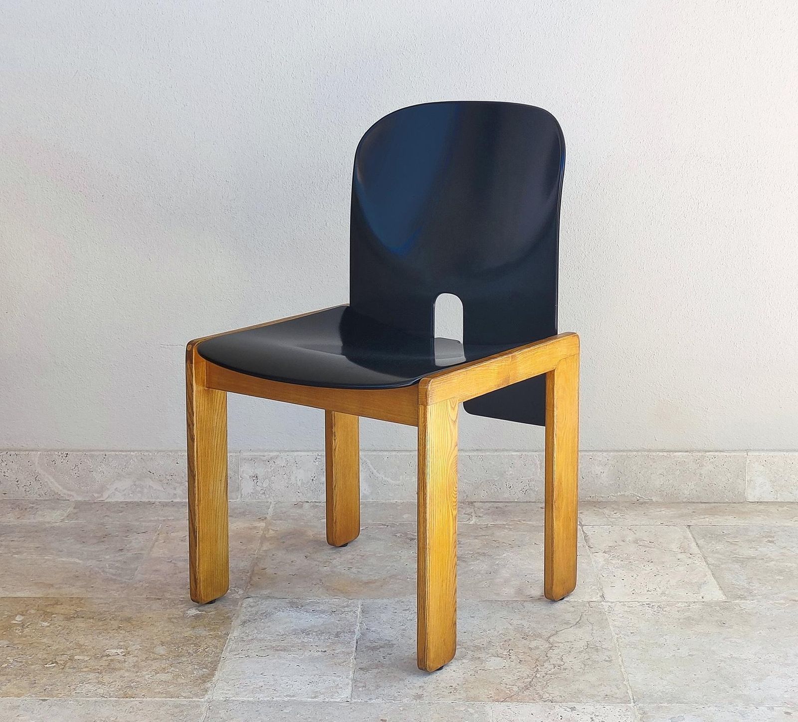 Afra & Tobia Scarpa Set Of Four 121 Chairs By Cassina 1960s Italy photo buy