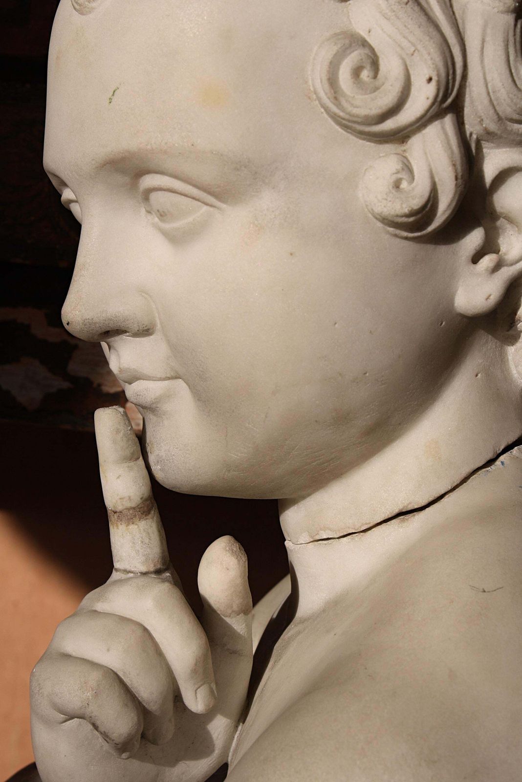 Early 19th Century Sculptor Francesco Pozzi "Arpocrate" photo Art