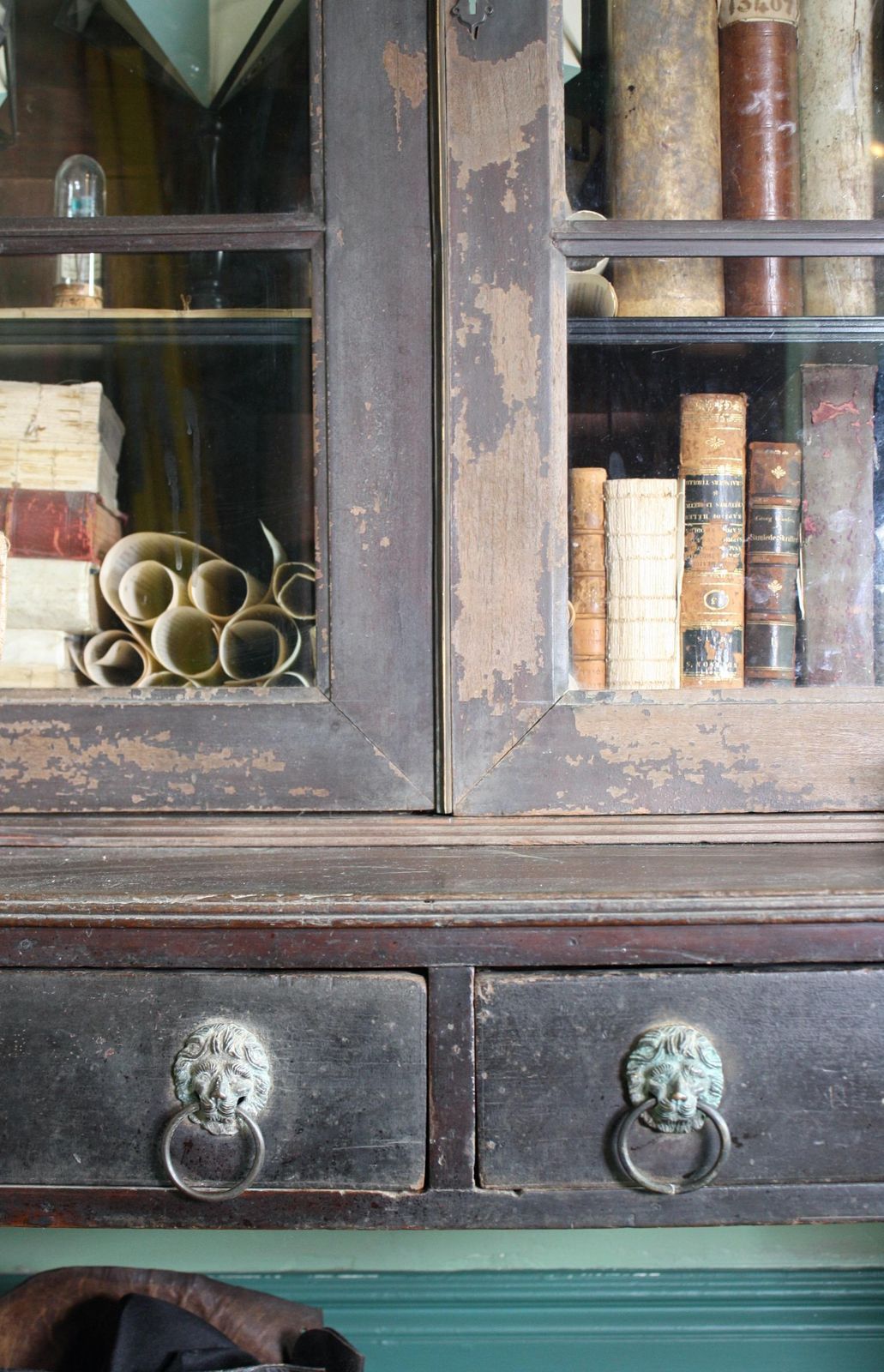 18th 19th Century Neoclassical Colonial Padauk Glazed Ebonized Book Case photo buy