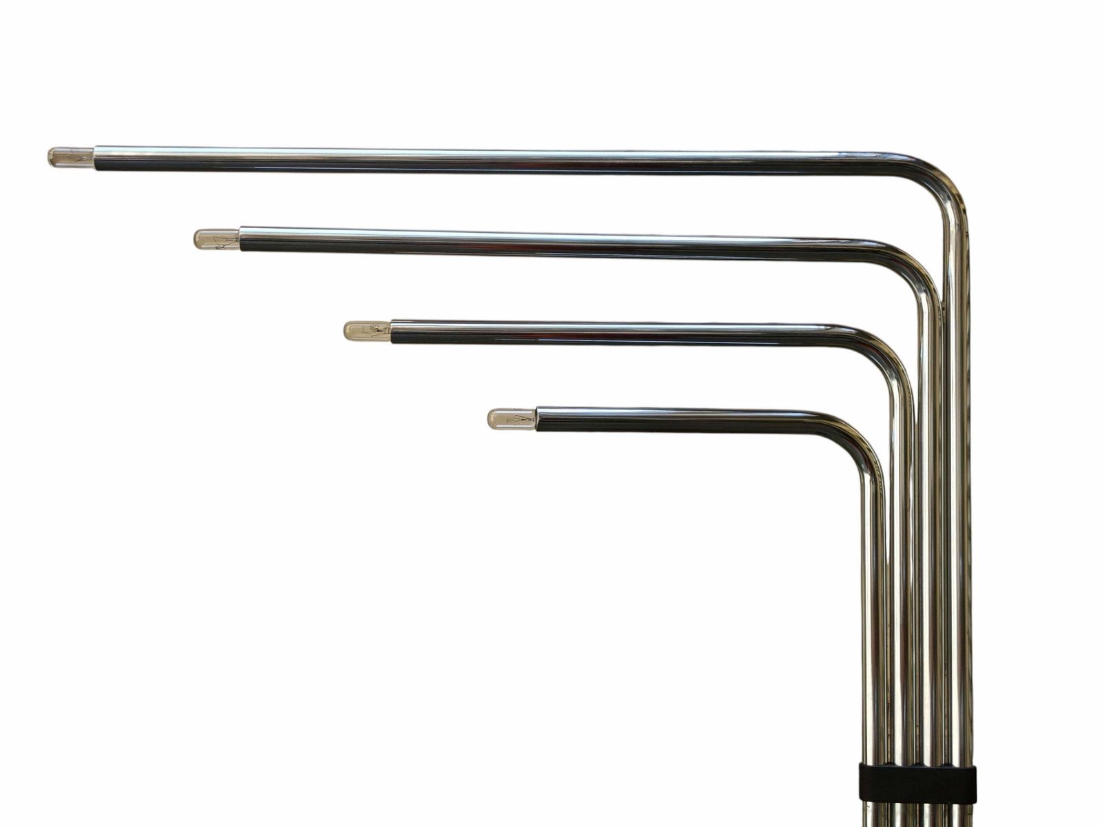 Goffredo Reggiani Chromed Metal Floor Lamp With 4 Arms, Italy 1970s photo 3176.0
