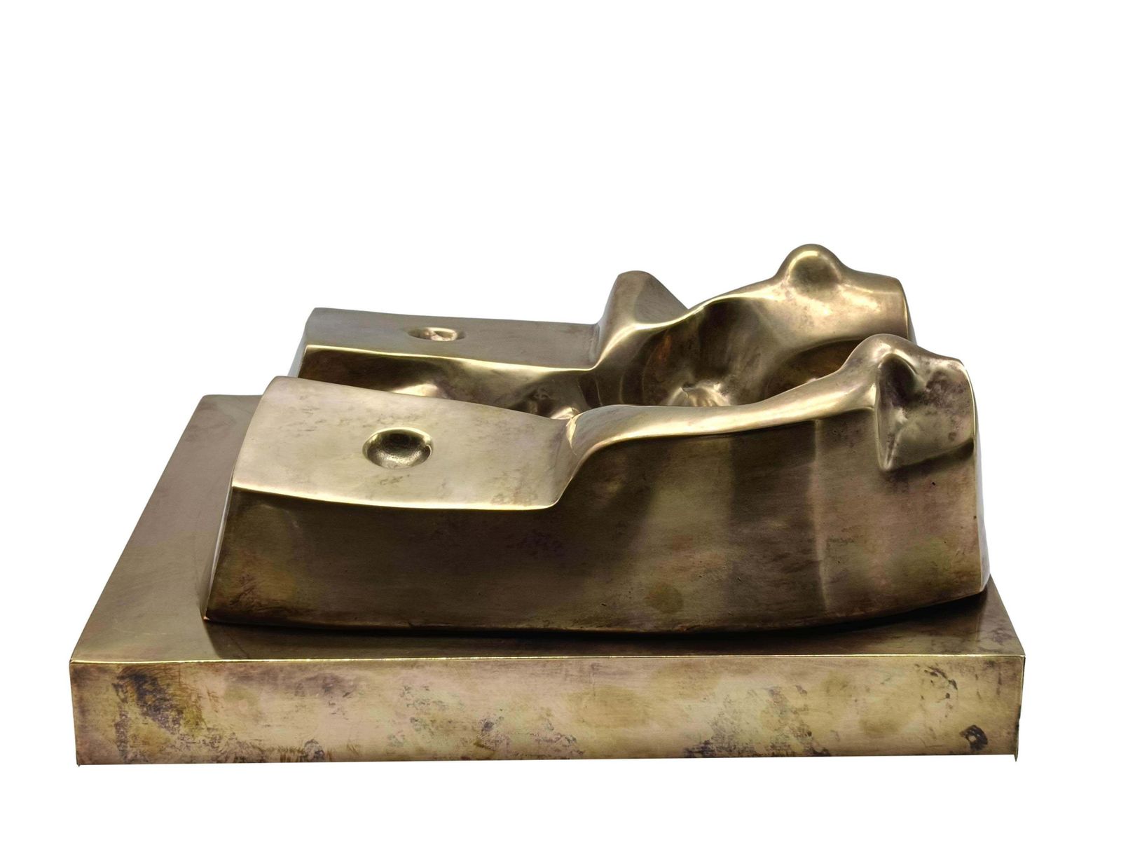 Luigi Mazzella Bronze Sculpture "Ciborio," Numbered 6/100, Italy 1989 photo Art