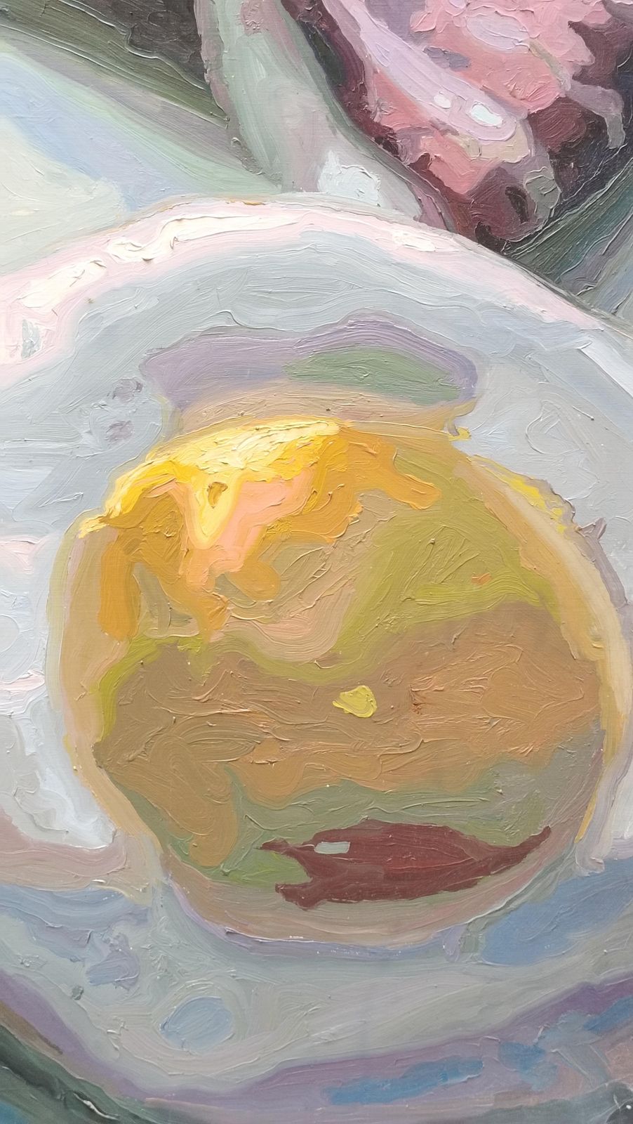 English Breackfast   Oil On Canvas Studio Massimo Caiafa, Italy 2000 photo Art