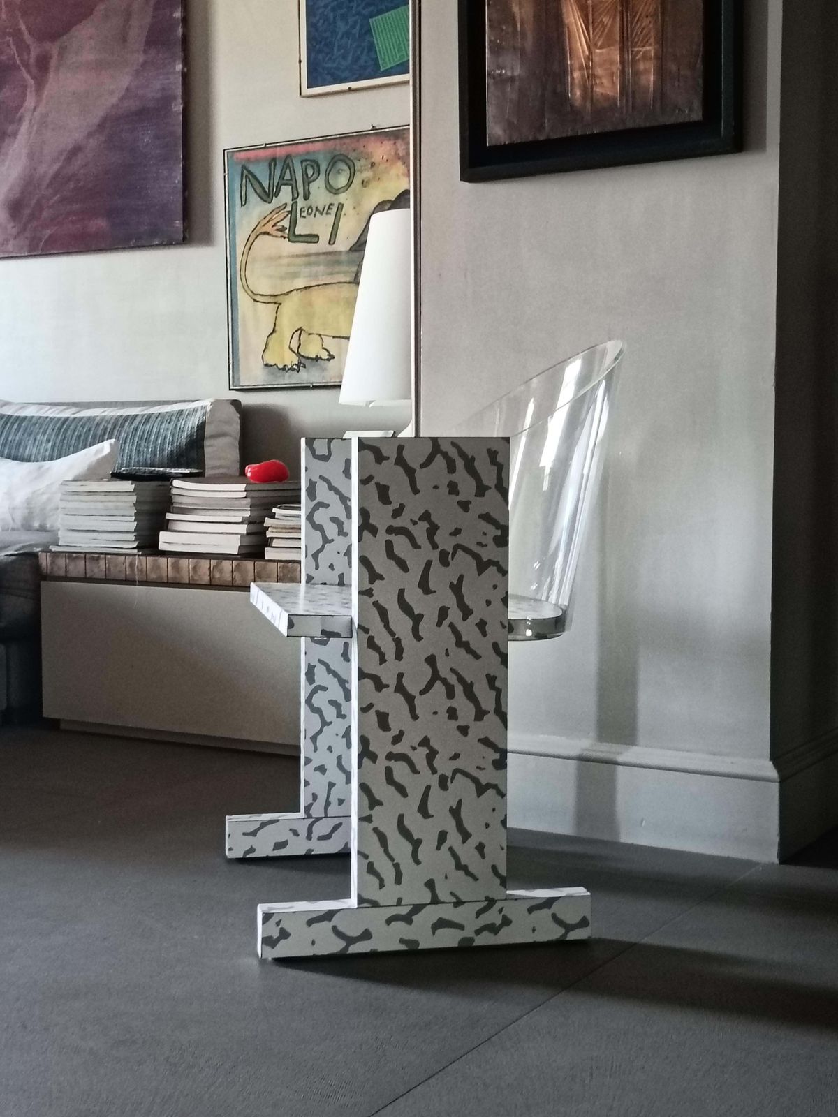 Ettore Sottsass For Edizioni Vitra Armchair "Teodora," Italy 1984 photo vinterior