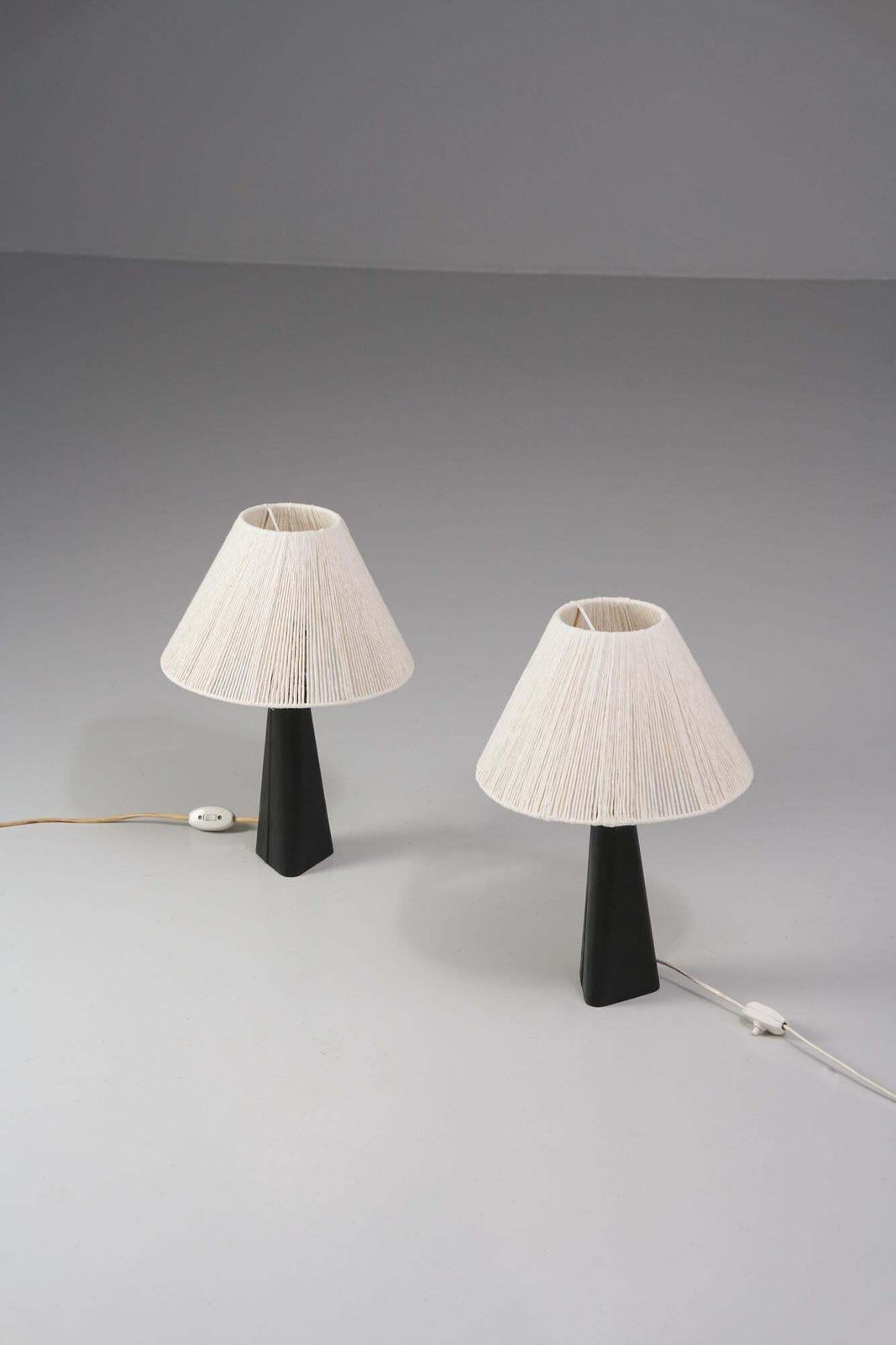 Pair Of Table Lamps, Lisa Johansson Pape, Orno Oy, 1950s photo furniture