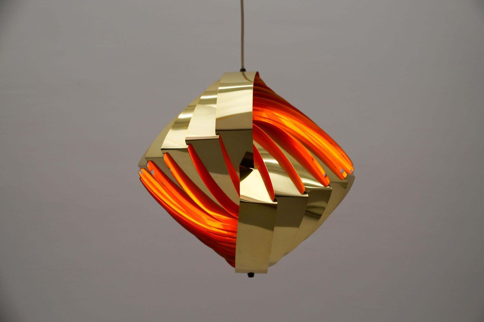 1455.0 Danish Conch Pendant Lamp By Louis Weisdorf For Lyfa, 1960s Denmark photo