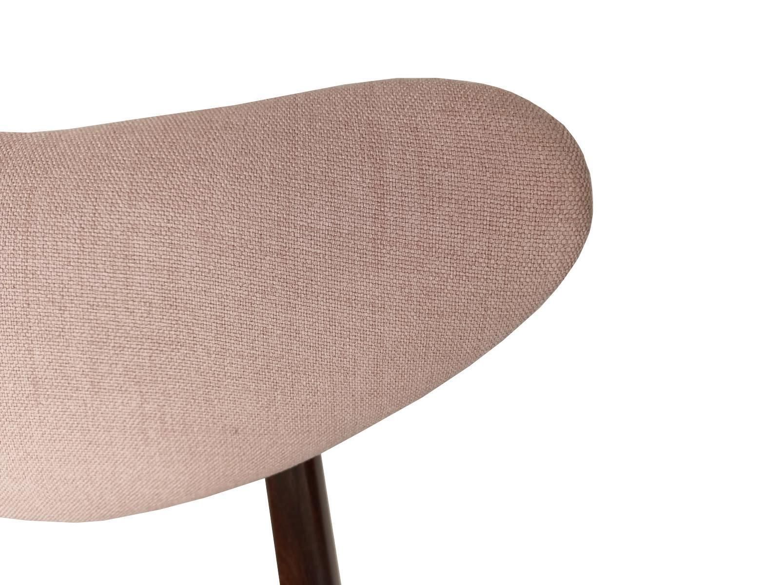 Set Of Ten Mid Century Rose Water Pink Heart Chairs, Europe, 1960s photo 7062.0