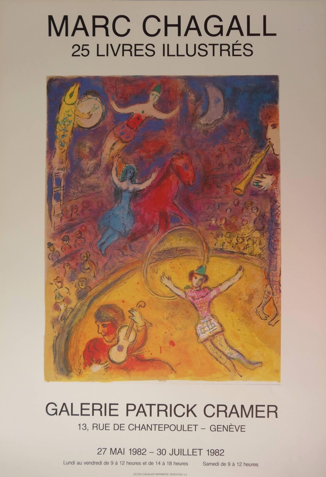 Circus   25 Illustrated Books   Vintage Poster   19821982
