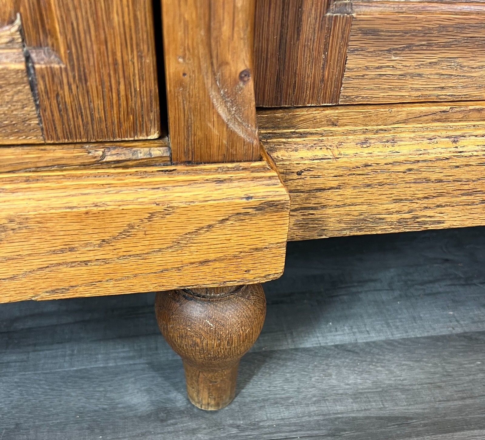 French Antique Marble  Topped Chest Of Drawers / Sideboard (Lot 2371) photo buy