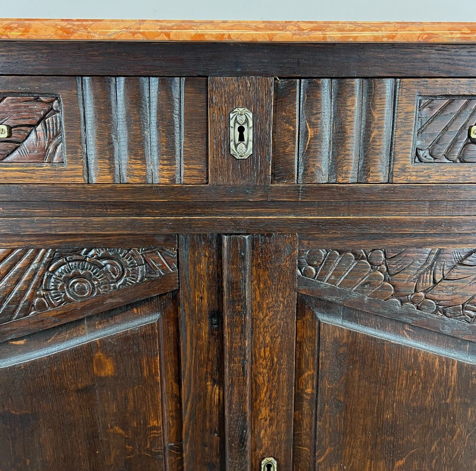 French Antique Marble  Topped Chest Of Drawers / Sideboard (Lot 2227) photo 399.0