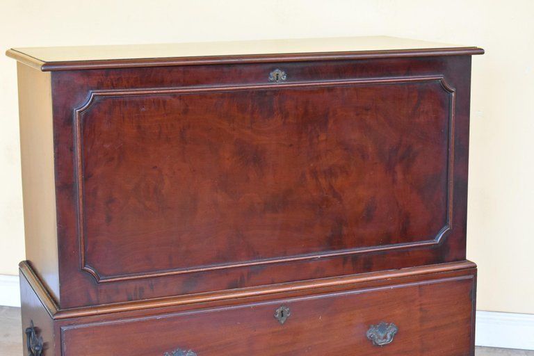 18th Century George III Mahogany Silver Chest By T Wilson, London photo for sale
