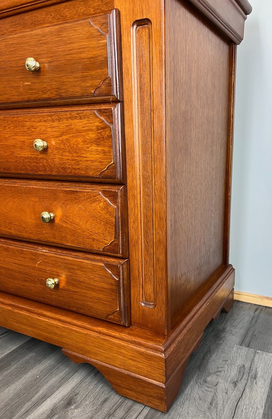 Vintage French Chest Of Drawers Sideboard Cabinet Storage Lot 3598 photo vintage