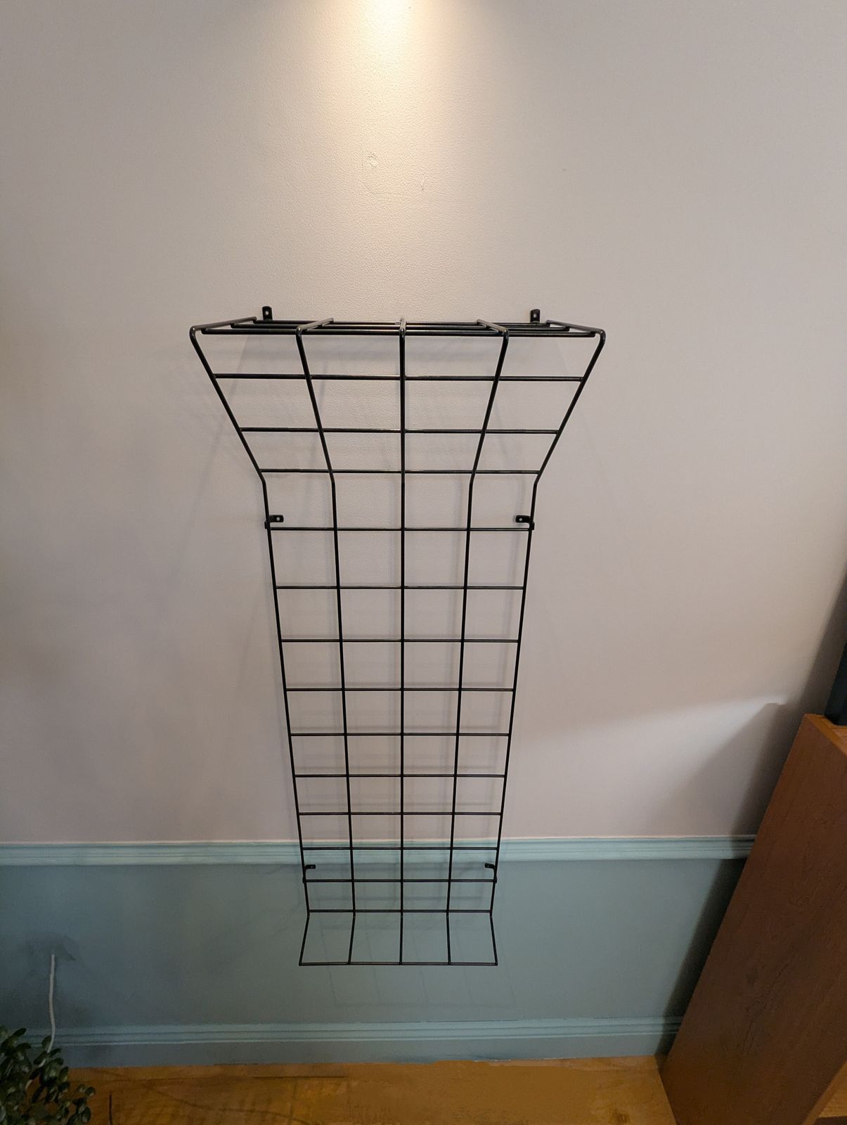 Mid 20th Century Wall Mounted Wire Coat Rack By Karl Fichtel Manufactured By Drahtwerke Erlau photo Furniture