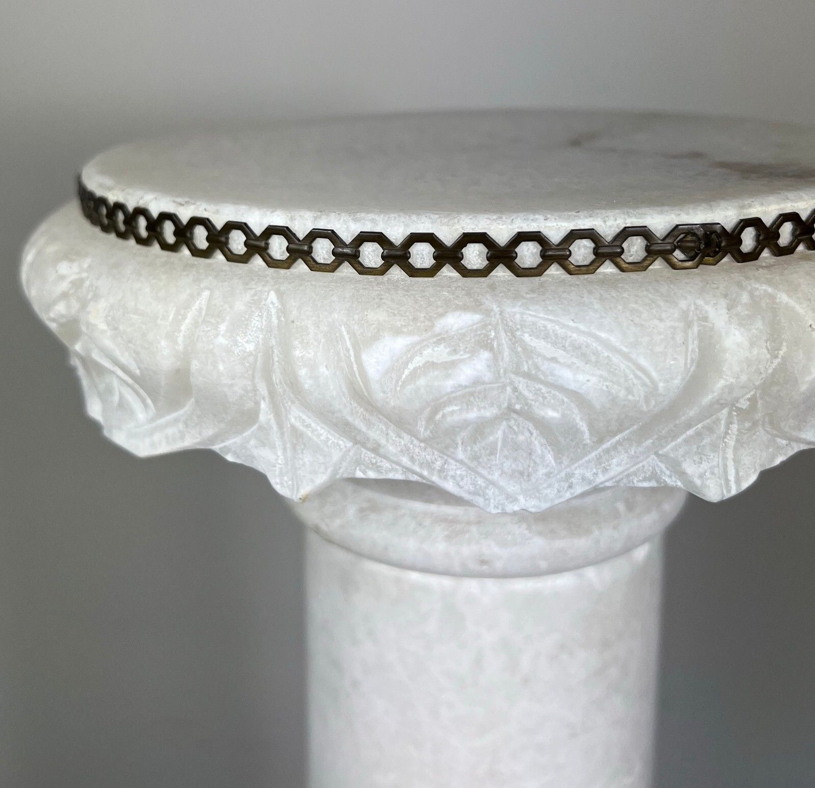 Stunning French Lighting Column Mounted On Brass Paws (Lot 5087) photo Home Decor