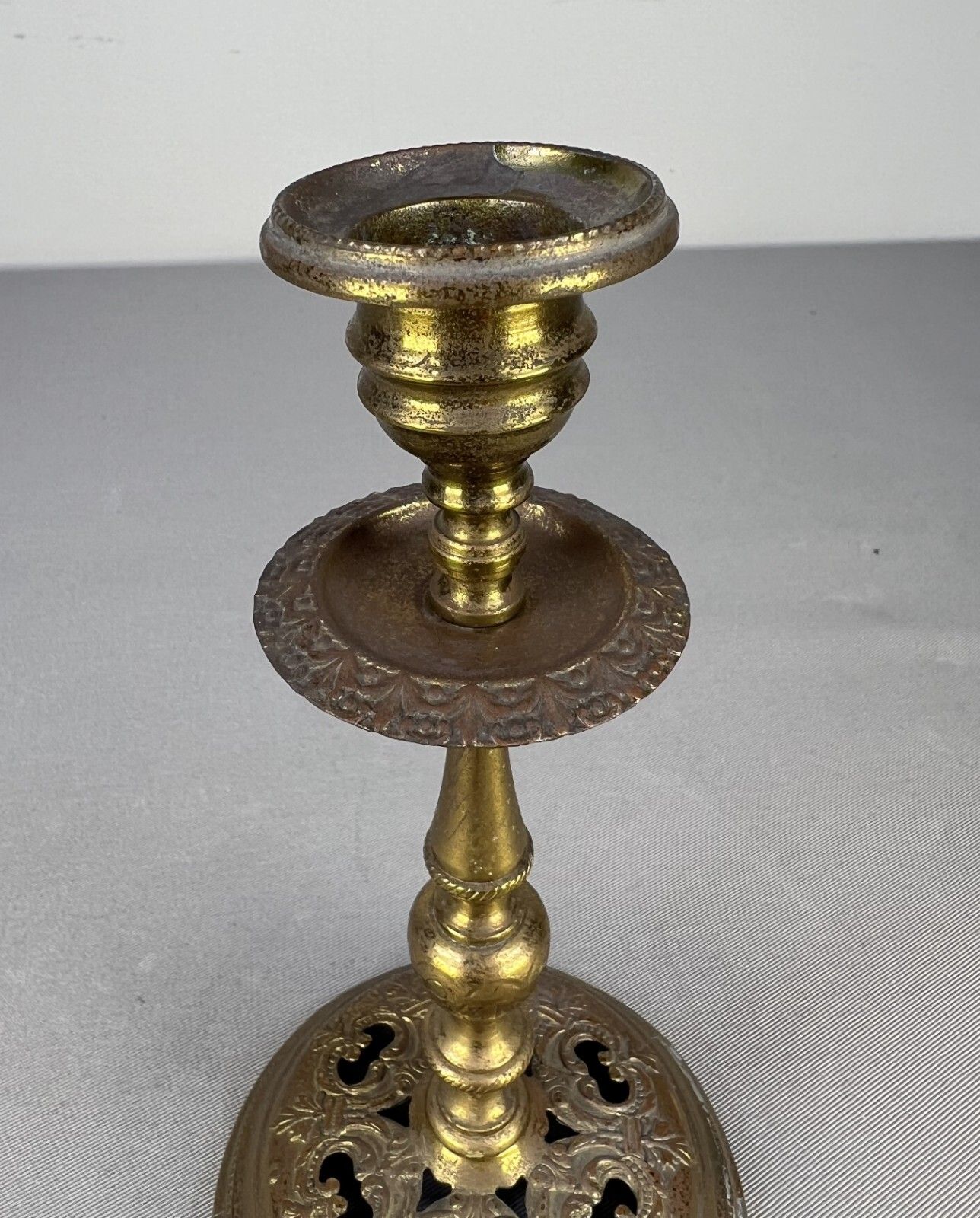Amazing Pair Of French Vintage Candle Holders (Lot 5180) photo Home Decor