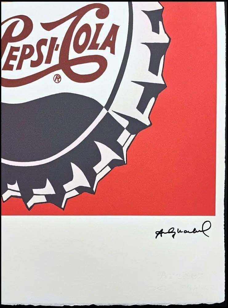 After Andy Warhol, Pepsi Cola Red , 1980s, Lithograph photo for sale