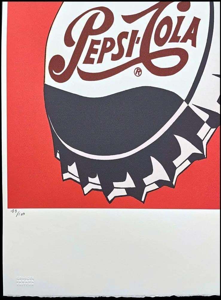 After Andy Warhol, Pepsi Cola Red , 1980s, Lithograph photo Art