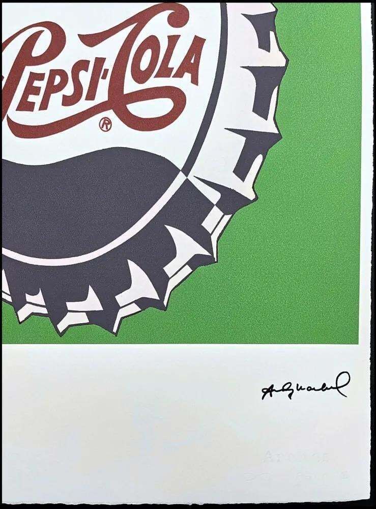 Andy Warhol, Pepsi Cola Green , 1980s, Lithograph photo furniture