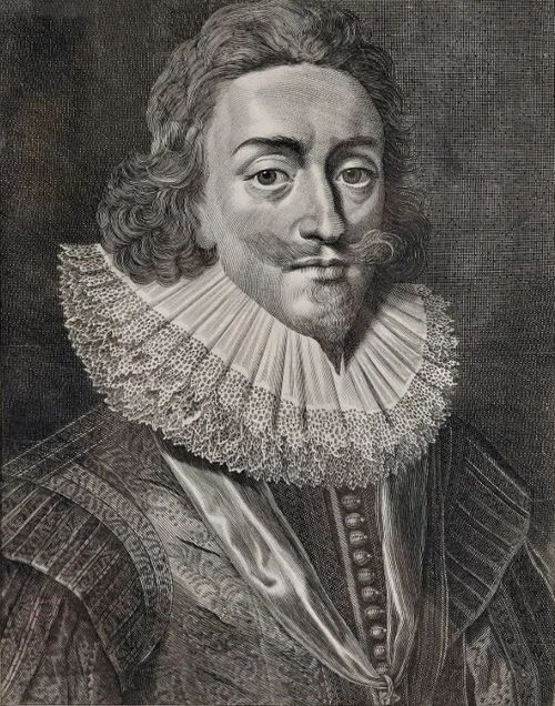 King Charles I (1600   1649)   Line Engraving C.1625 After Daniel Mitjens. photo furniture