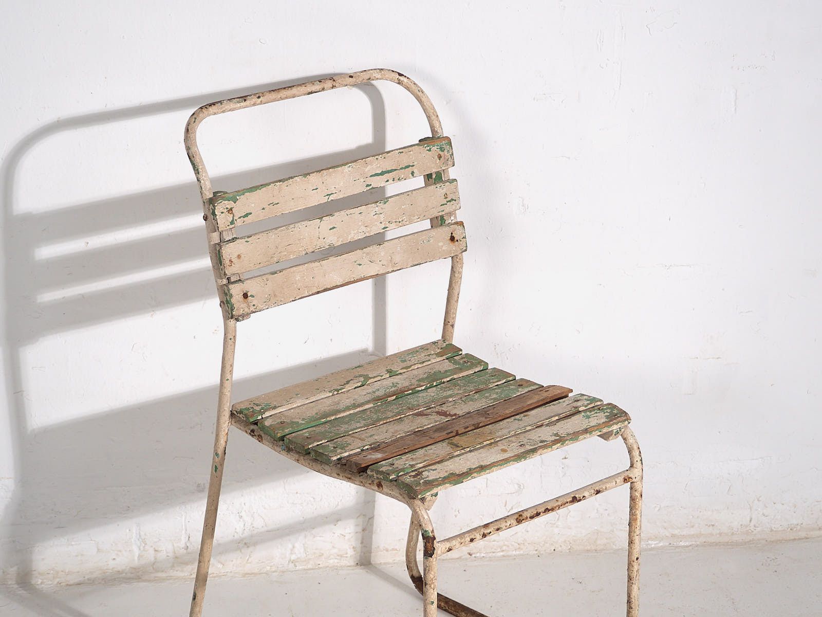 Antique White Garden Chairs (C.1920). Set Of 4 Pieces #35 photo 518.0