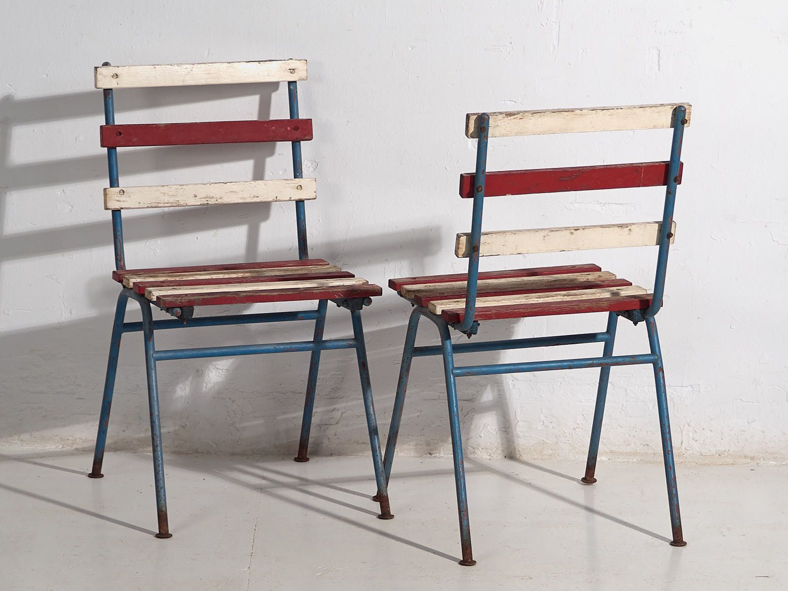 Antique Garden Chairs (C.1920). Set Of 2 Pieces #1 photo furniture