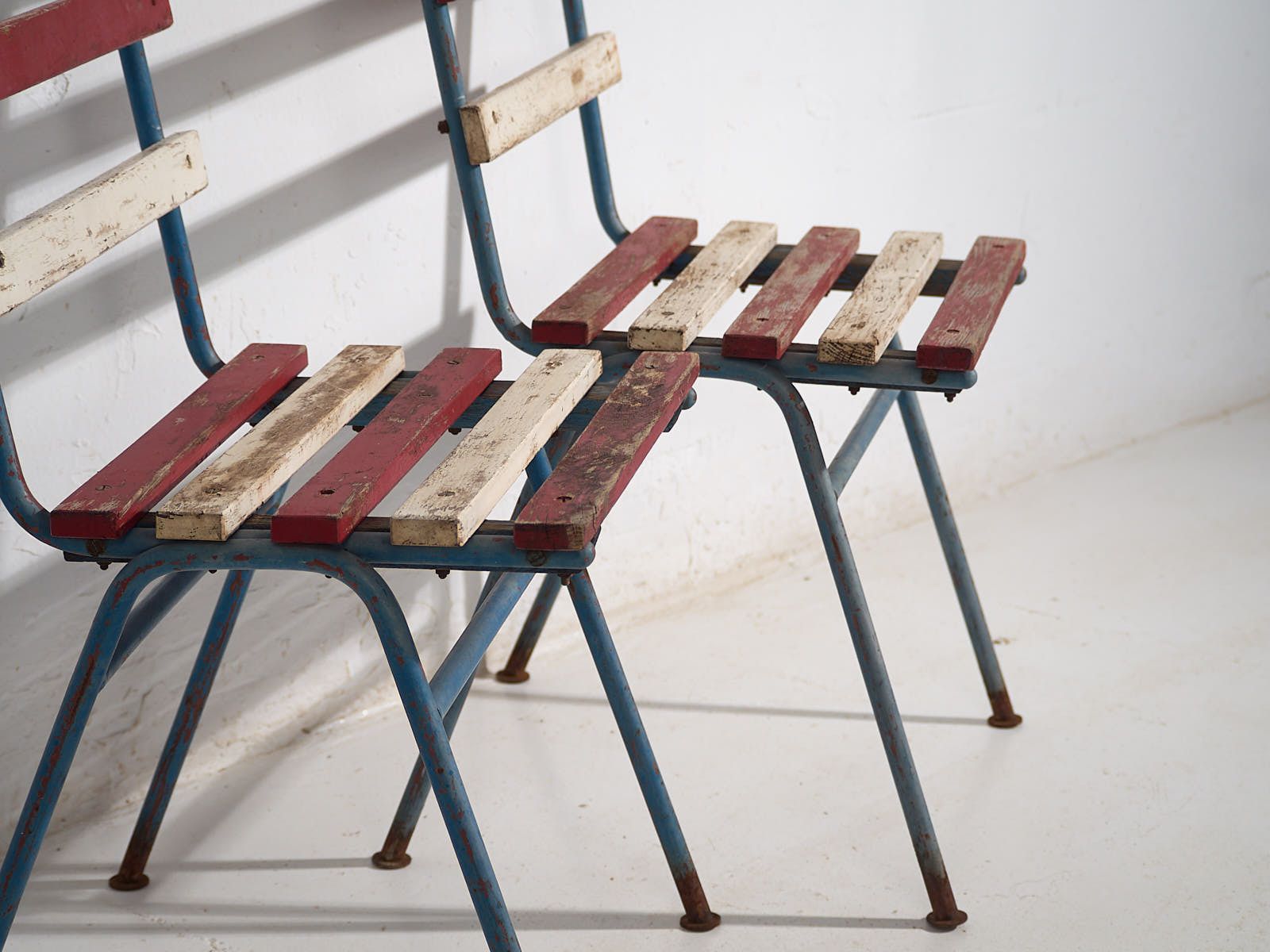 Antique Garden Chairs (C.1920). Set Of 2 Pieces #1 photo Garden Furniture