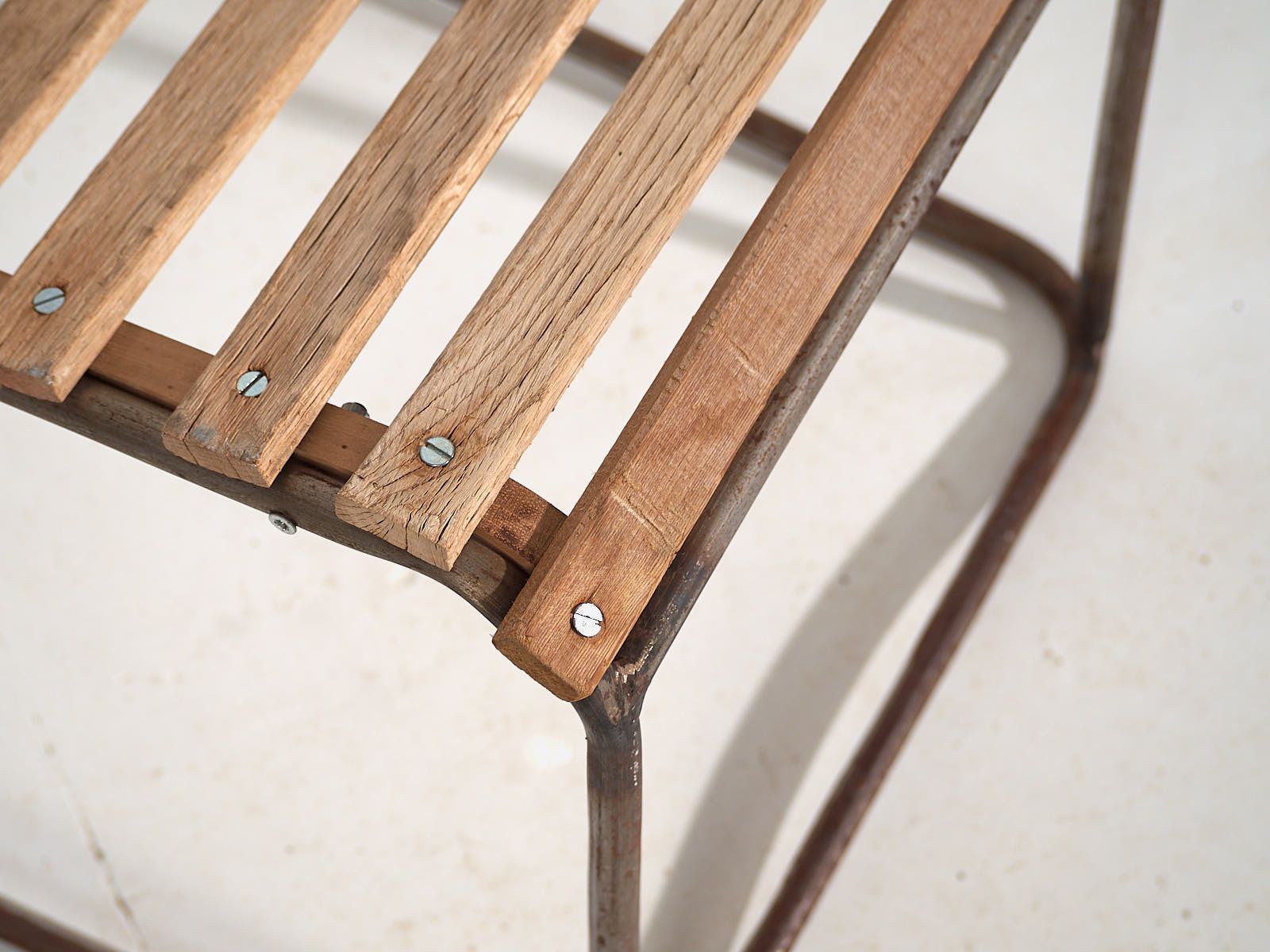 photo for sale Antique Outdoor Chairs (C.1920). Set Of 2 Pieces #1