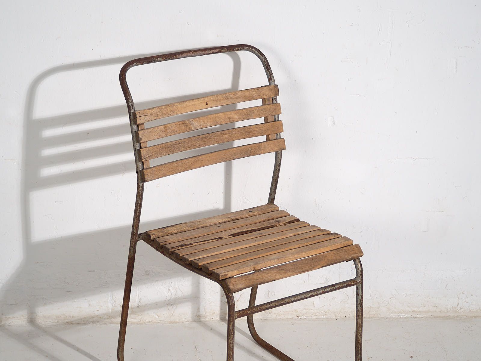 Antique Garden Chairs (C.1920). Set Of 2 Pieces #7 photo vintage