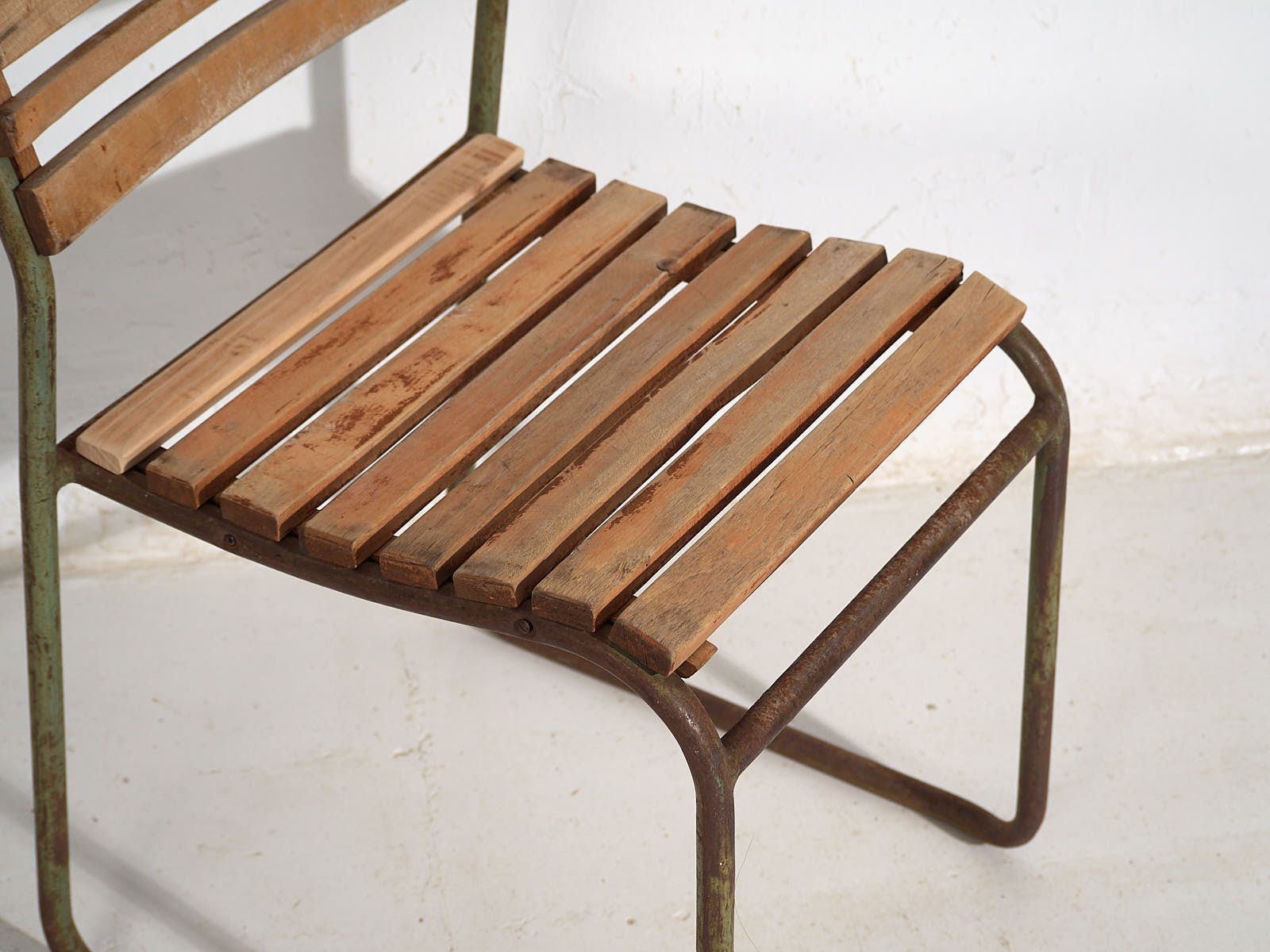 708.0 Antique Garden Chairs (C.1920). Set Of 4 Pieces #1 photo