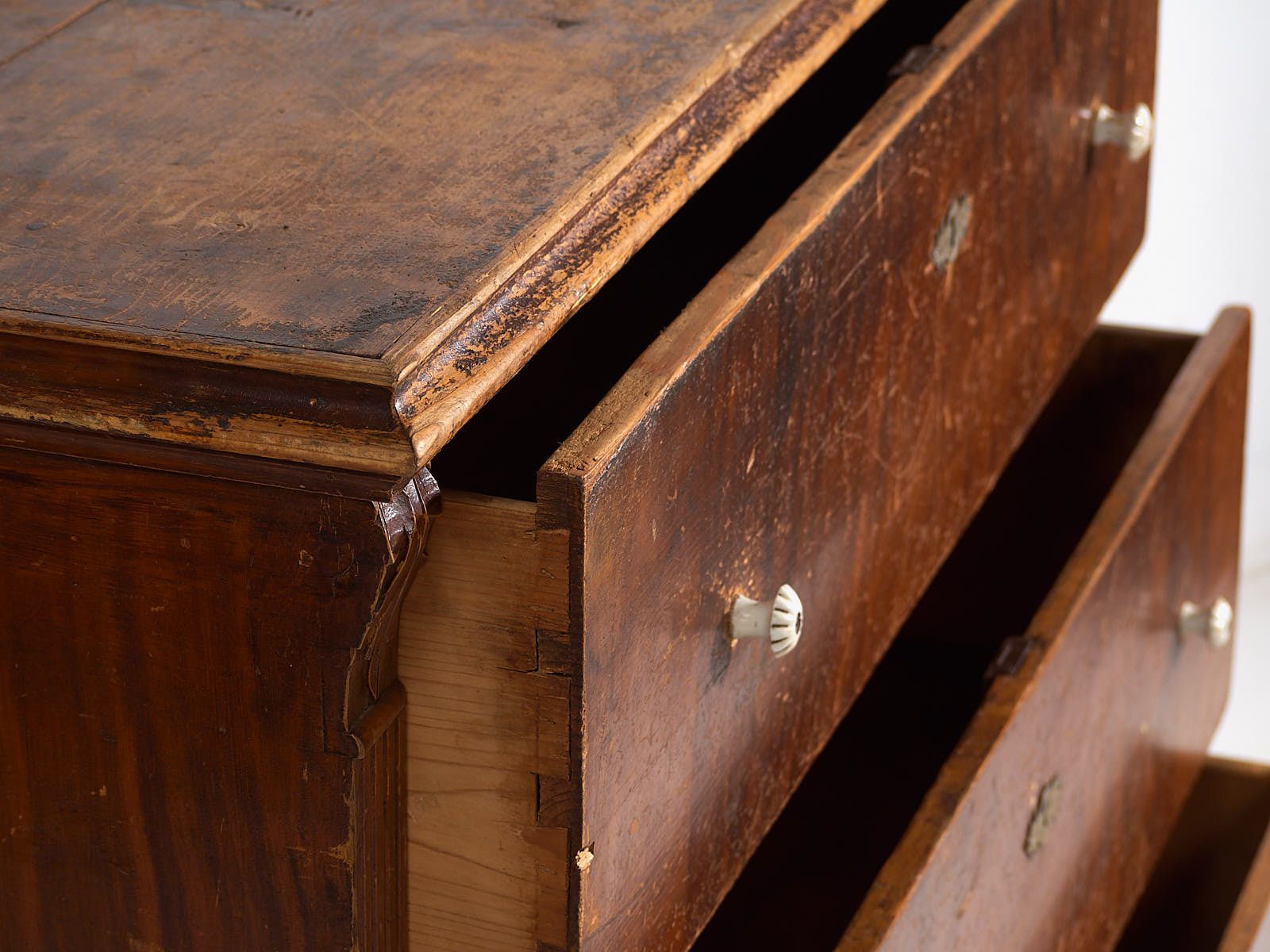 Large Antique Chest Of Drawers (C.1920) #25 photo vinterior