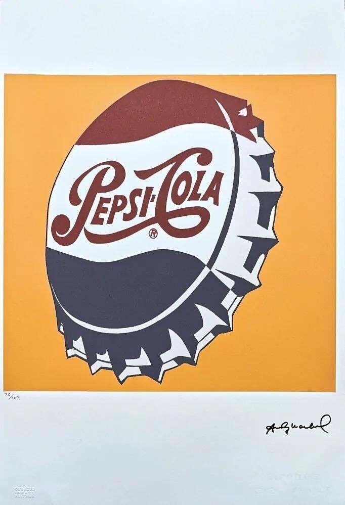 Andy Warhol, Pepsi Cola Yellow , 1980s, Lithograph