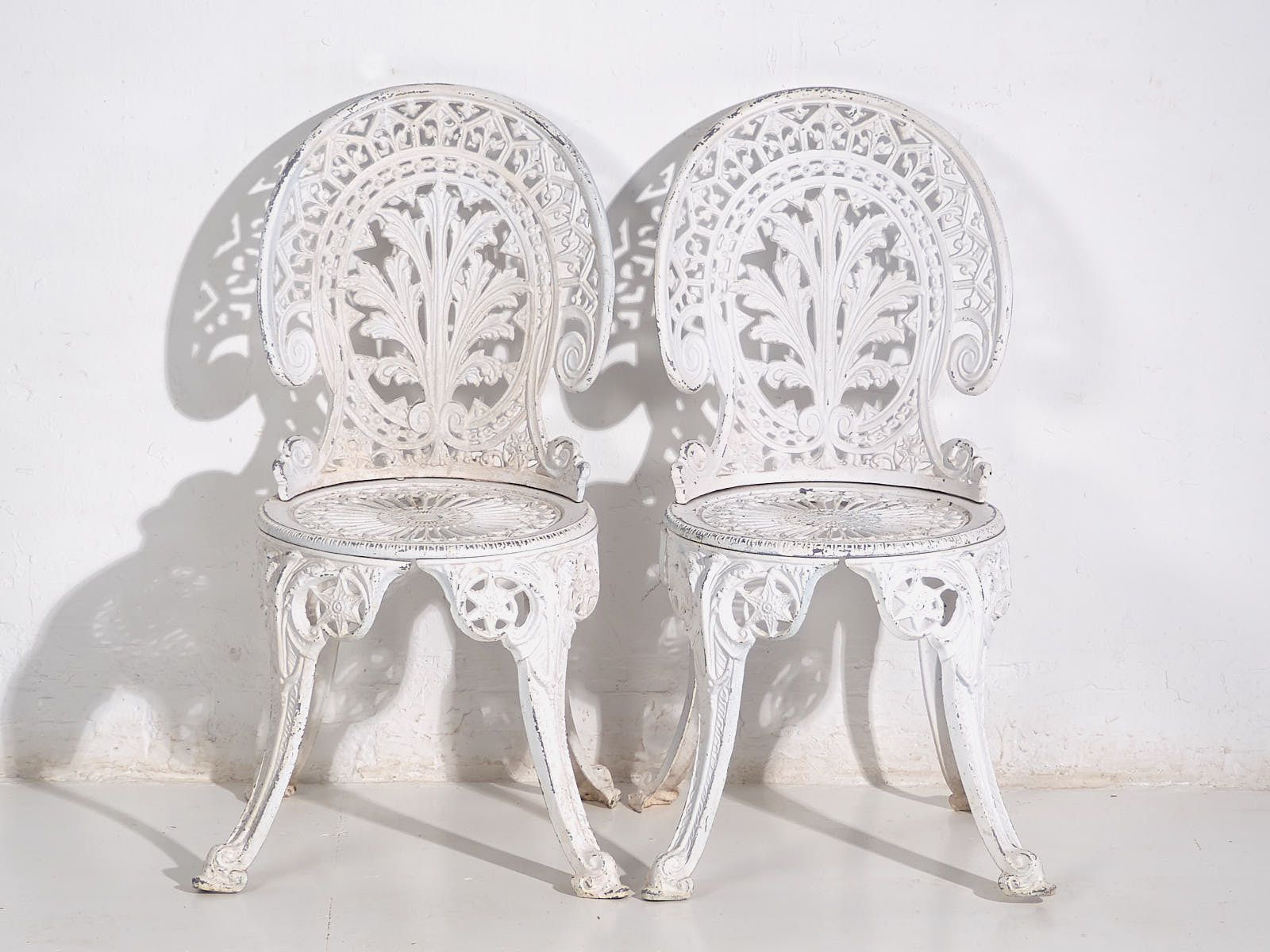 Art Nouveau Garden Table And Chairs Set (C.1950). Set Of 5 Pieces photo Garden Furniture