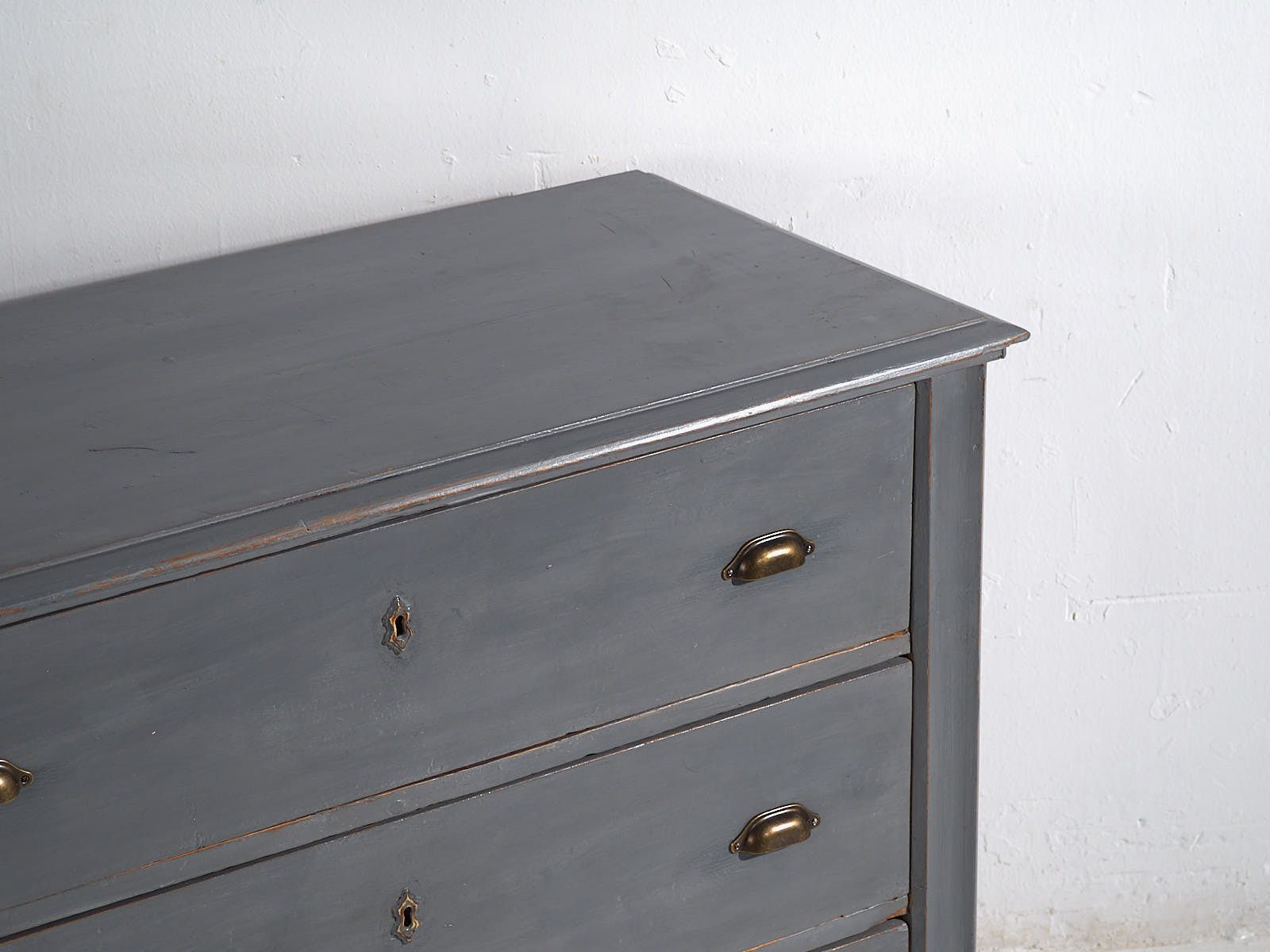 Antique Gray Chest Of Drawers (C.1920) #2 photo furniture