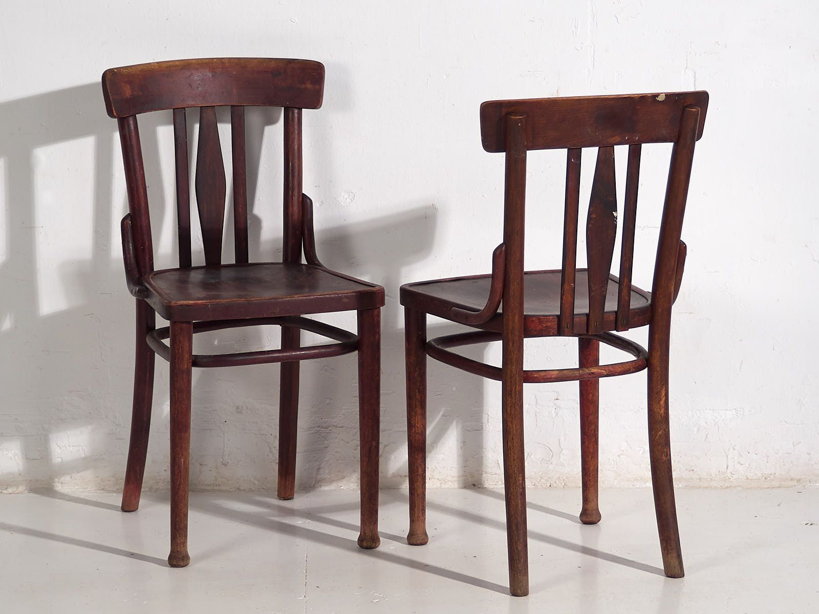 Antique Thonet Chairs (C.1920). Set Of 2 Pieces #1 photo furniture