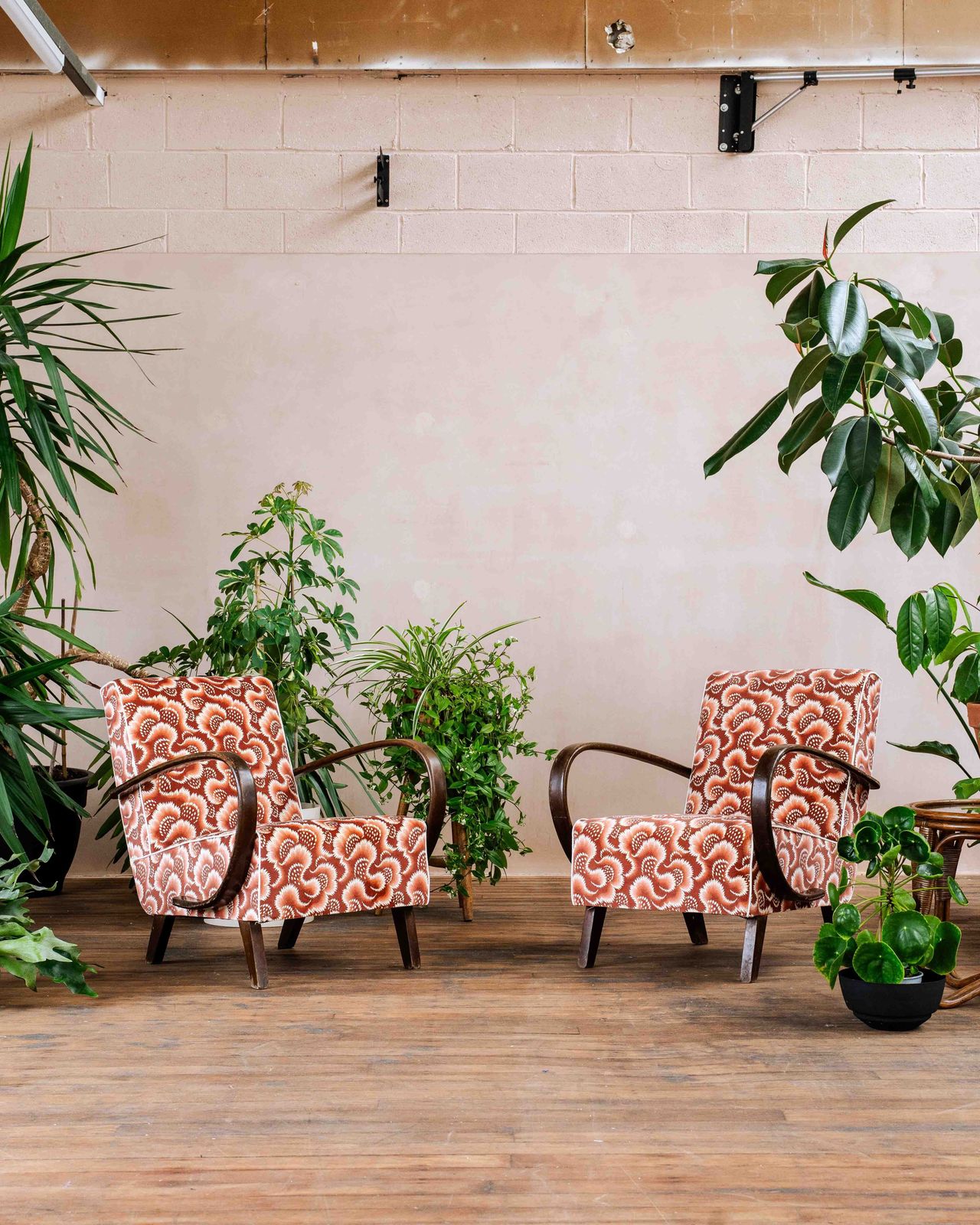 Jindrich Halabala Armchair Reupholstered In Harlequin X Henry Holland Fabric photo Furniture
