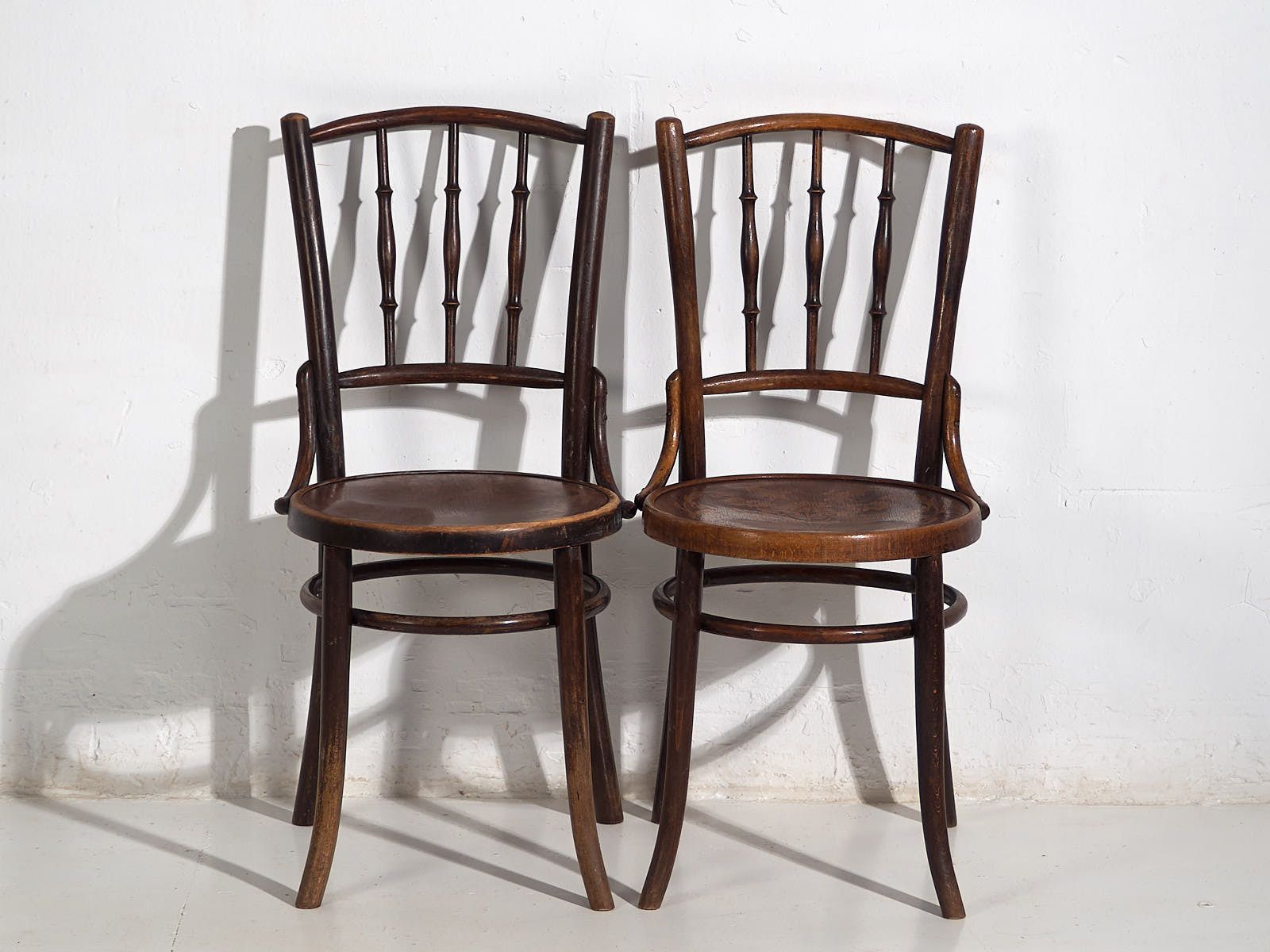 Antique Parisian Cafe Style Chairs (C.1920). Set Of 6 Pieces #3 photo Furniture