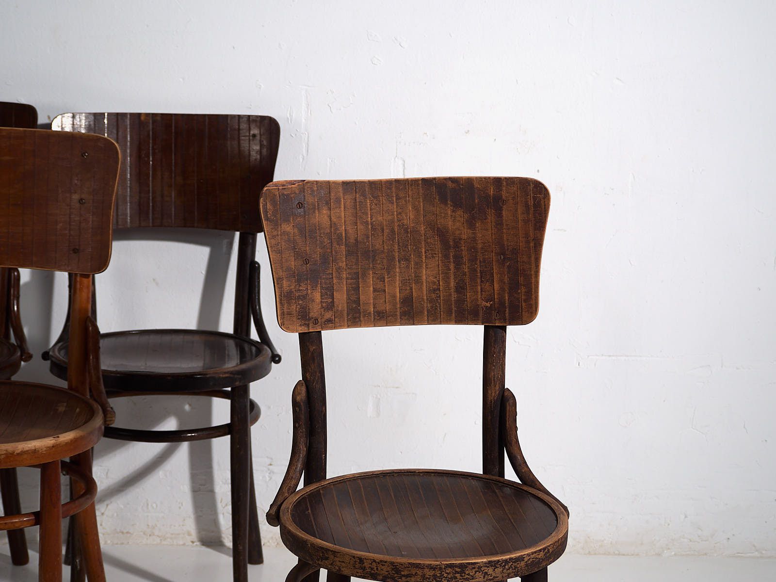 Antique Bentwood Dining Chairs (C.1920). Set Of 4 Pieces #6 photo furniture