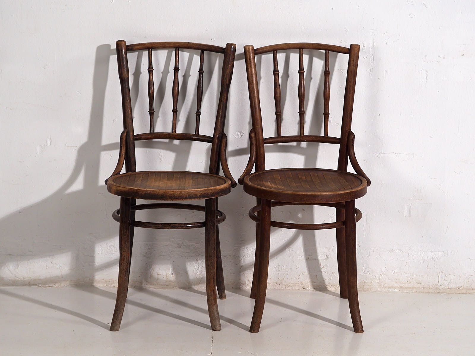 Antique Bentwood Dining Chairs (C.1920). Set Of 6 Pieces #2 photo Furniture