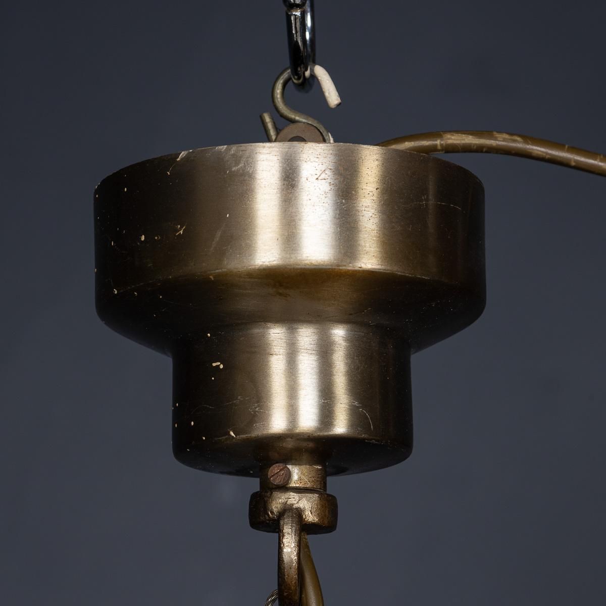 2452.0 20thc Italian Pair Of "Delta" Opaline Pendant Lights By Sergio Mazza C.1960 photo