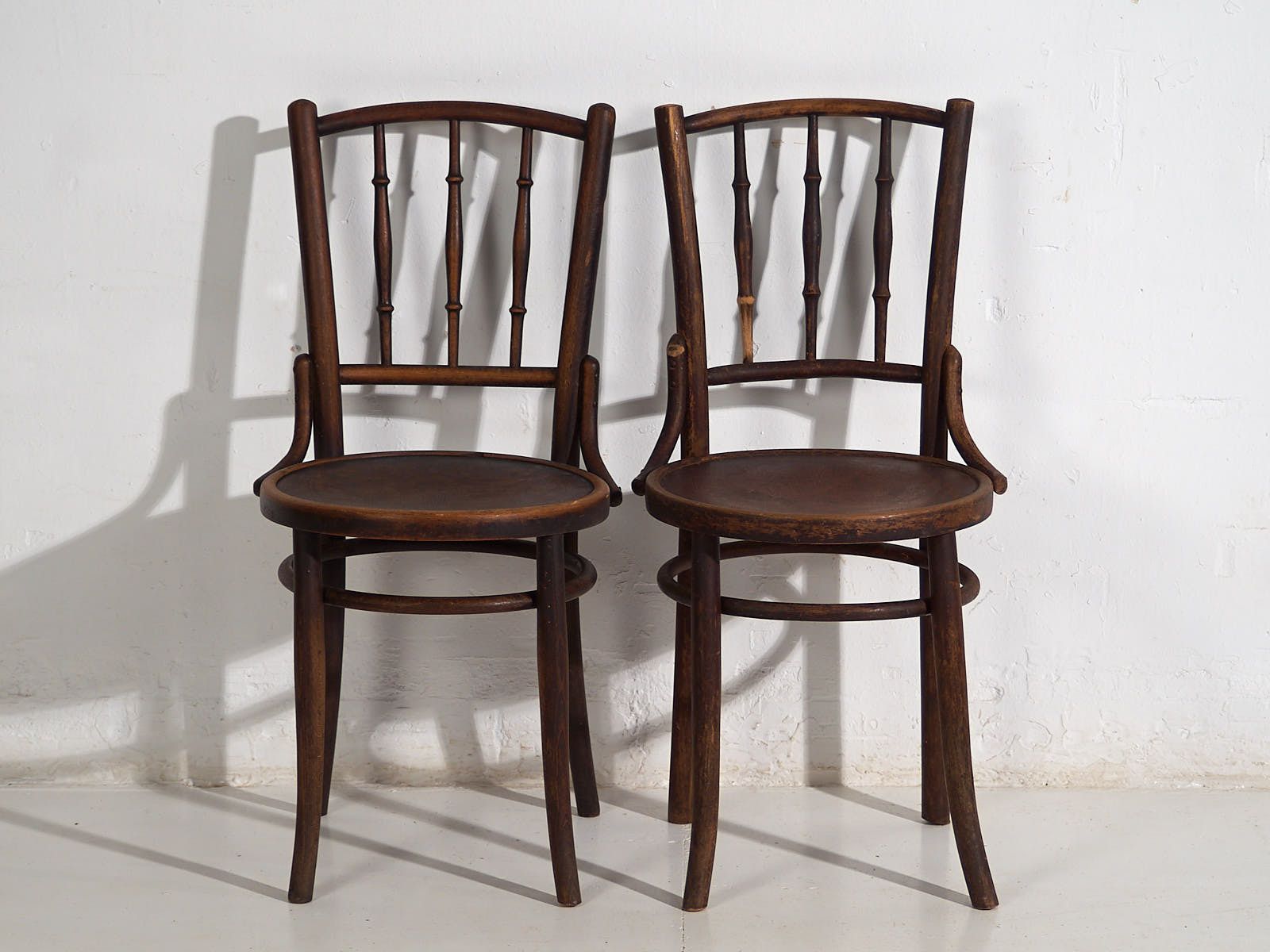 Antique Viennese Style Chairs (C.1920). Set Of 4 Pieces #4 photo Furniture