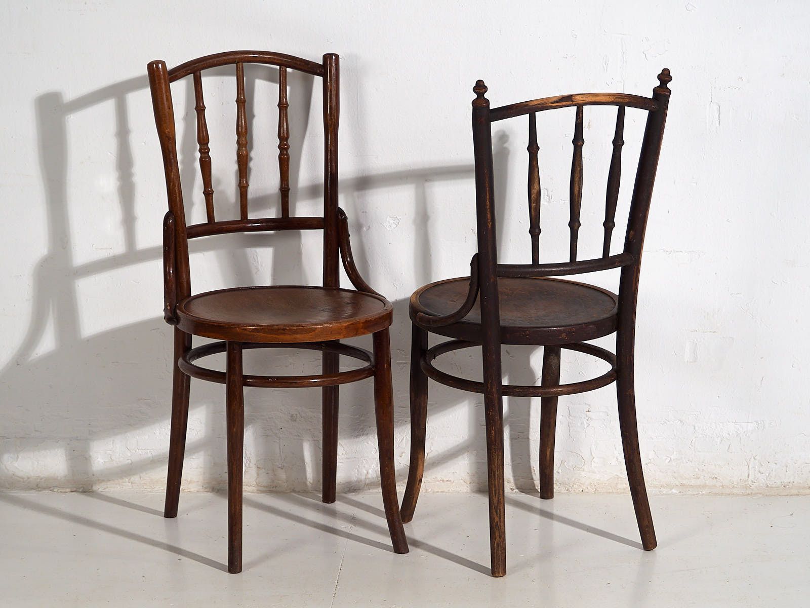photo furniture Antique Viennese Style Chairs (C.1920). Set Of 4 Pieces #4