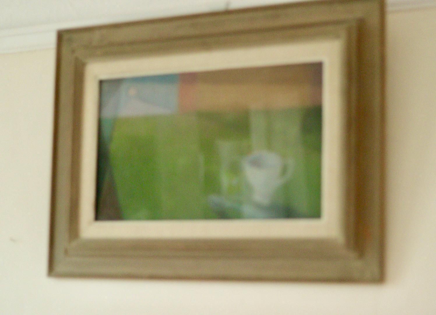 Original Glazed Oil On Paper – Still Life By Ann Sjöström – Vintage & Framed, Approx. 50 X 40 Cm (19.7 X 15.7 In) photo for sale