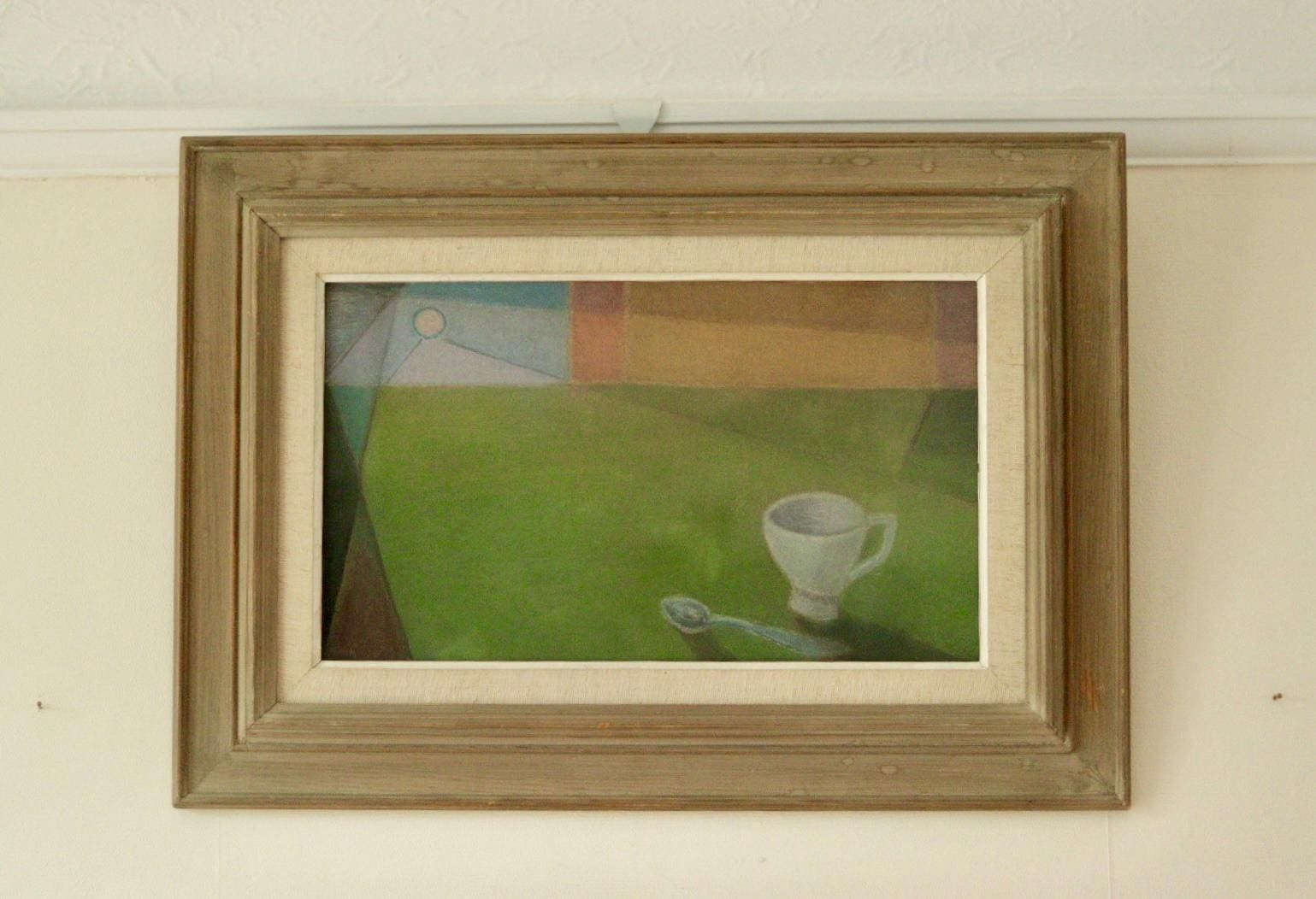 Original Glazed Oil On Paper – Still Life By Ann Sjöström – Vintage & Framed, Approx. 50 X 40 Cm (19.7 X 15.7 In) photo 315.0
