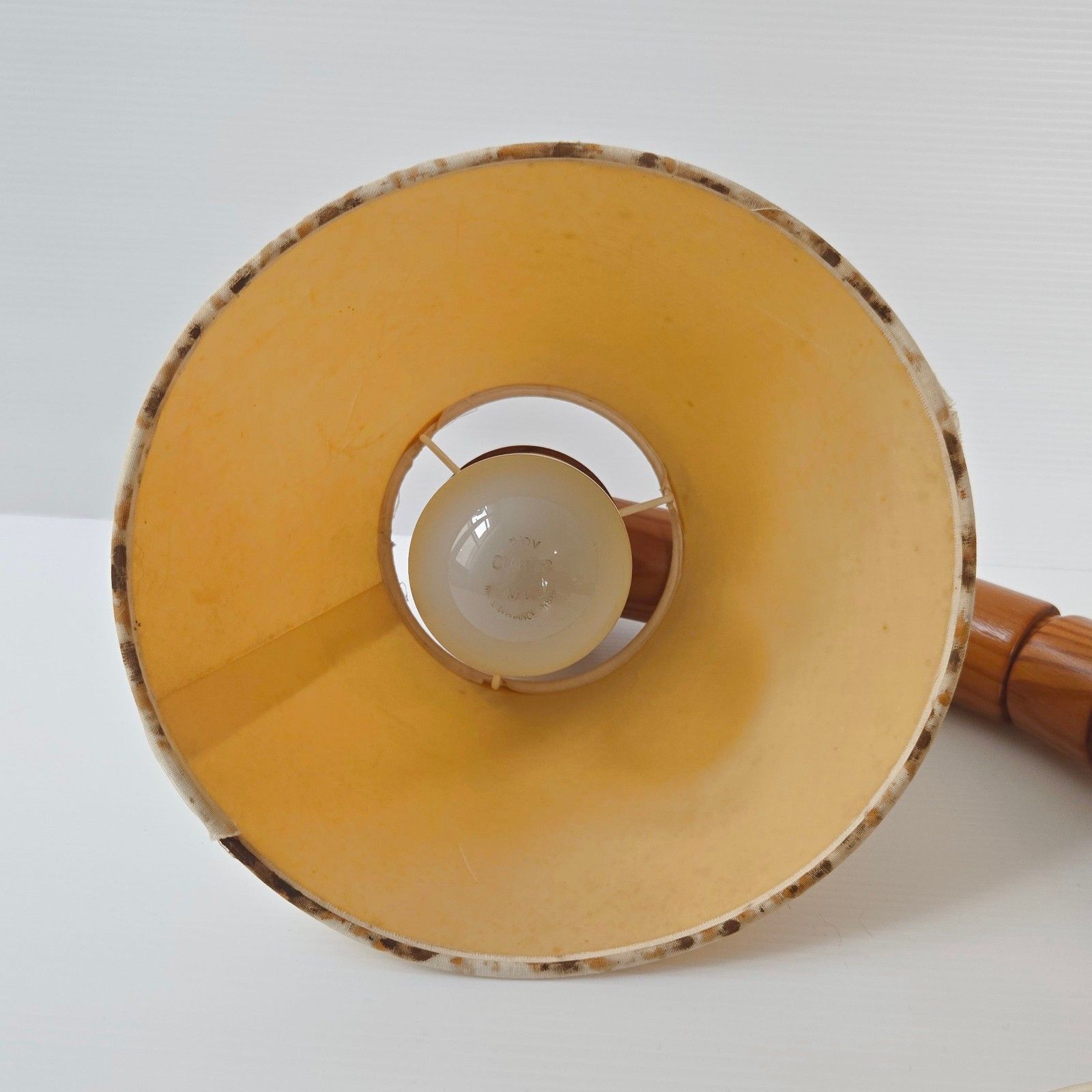 182.0 Vintage 1970 Pin Articulated Lamp For Solbackens Svarveri Sweden Scandinavian photo
