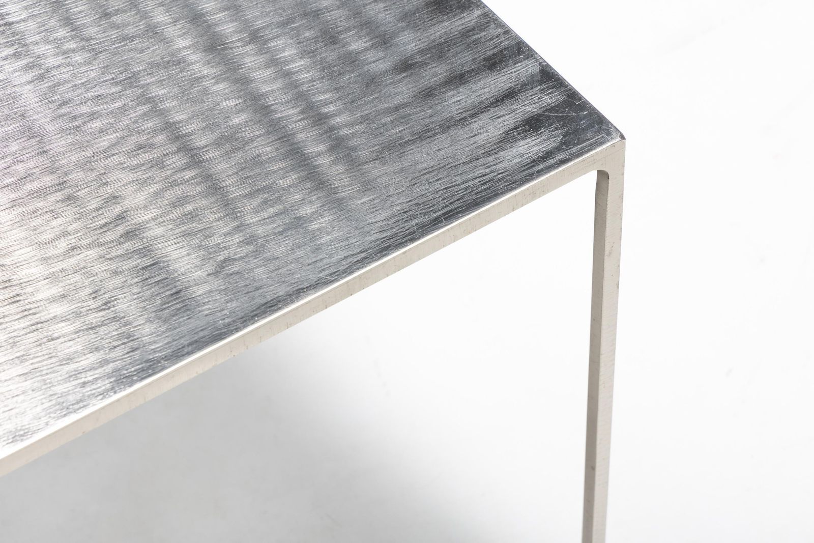 Metal Square Coffee Table 'Duchamp' By Rodolfo Dordoni For Minotti, Italy, 1990s photo 1741.0