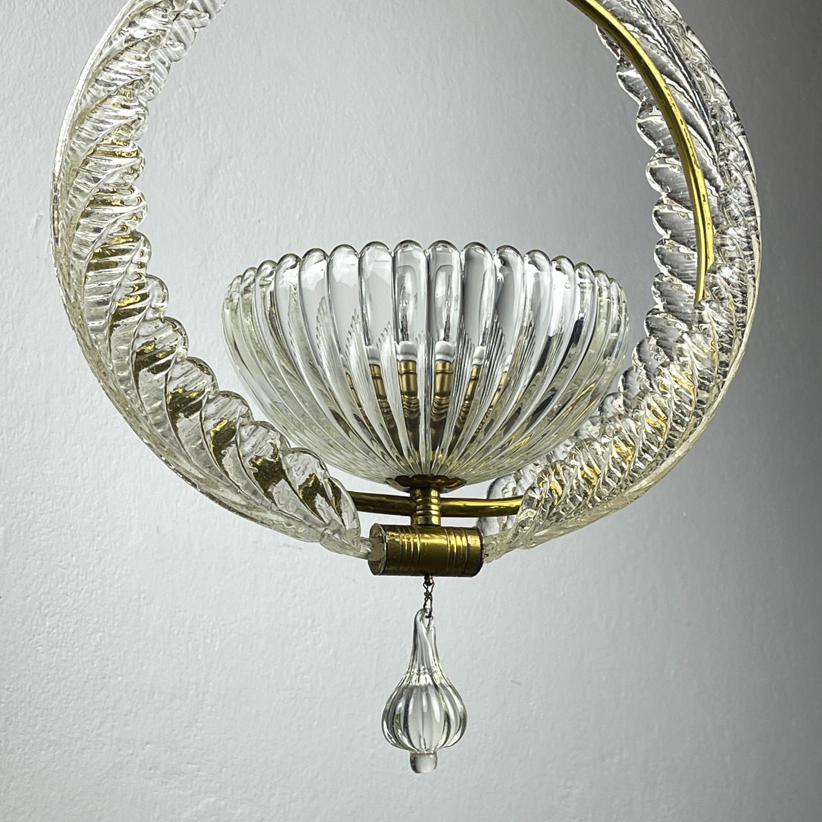 2980.0 Murano Chandelier By Ercole Barovier Barovier & Toso, Italy 1930s photo