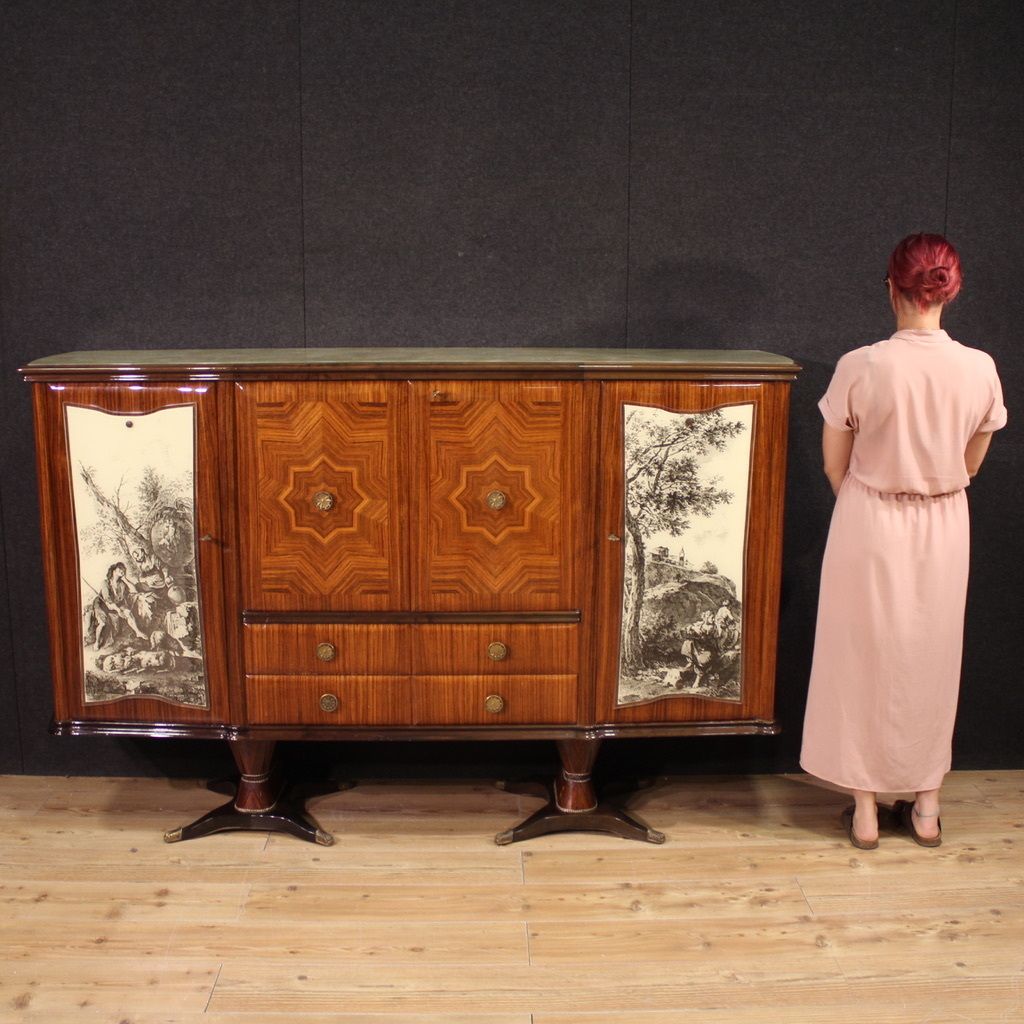 Italian Design Bar Cabinet By Fratelli Rigamonti Desio, Milan, 1940s photo vinterior