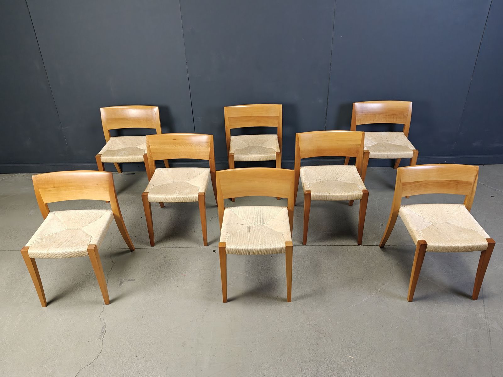 Ticino Dining Chairsby Bruno Reichlin For Molteni, 1990s photo buy