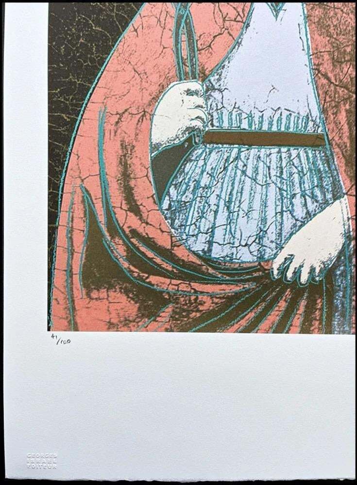 Andy Warhol, Saint Apollonia Black, 1980s, Lithograph photo Art