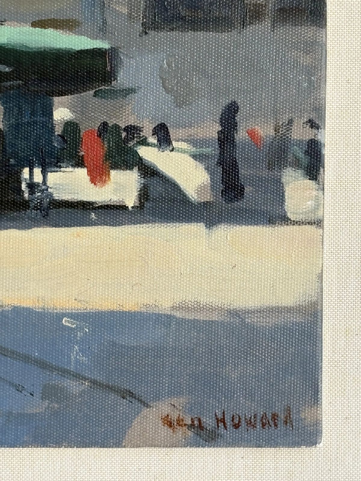 Ken Howard Obe Ra (1932 2022) Oil On Board photo Art